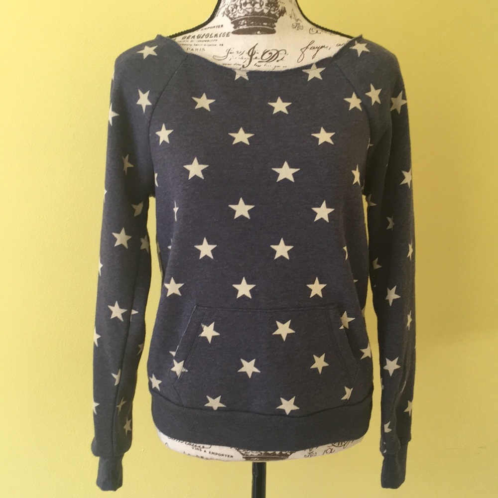 NWOT Alternative Apparel Sweatshirt  star⭐️print